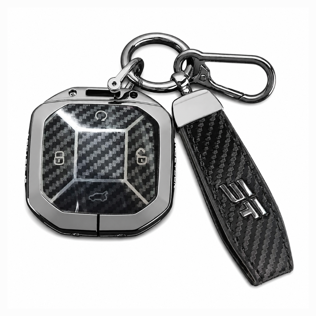 JETOUR T2 HARD SHELL METAL KEY COVER & KEYRING (non oem)