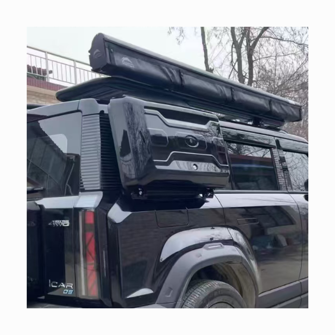 iCAUR V23 SIDE BOX - LADDER - ALUMINUM ROOF RACK - COMBO KIT (non oem)