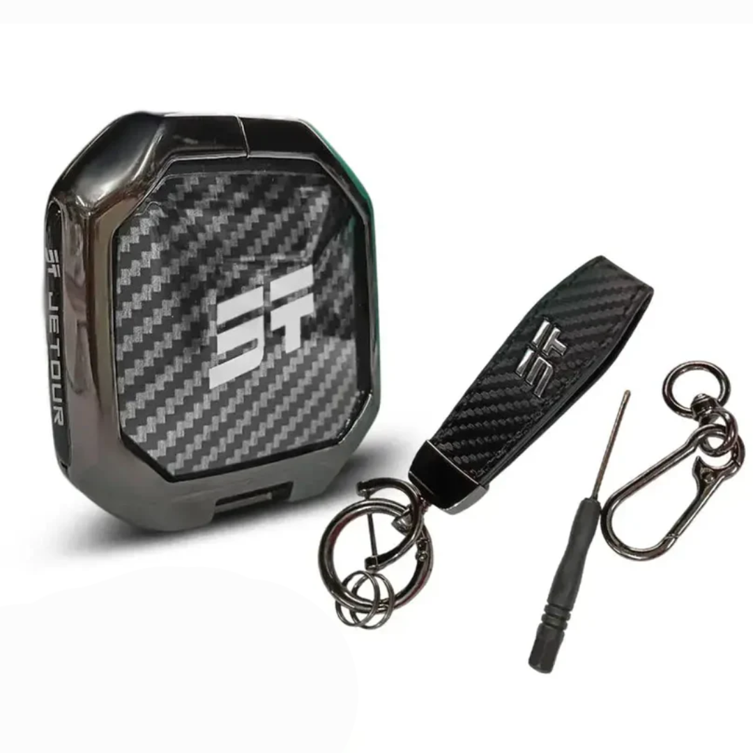 JETOUR T2 HARD SHELL METAL KEY COVER & KEYRING (non oem)