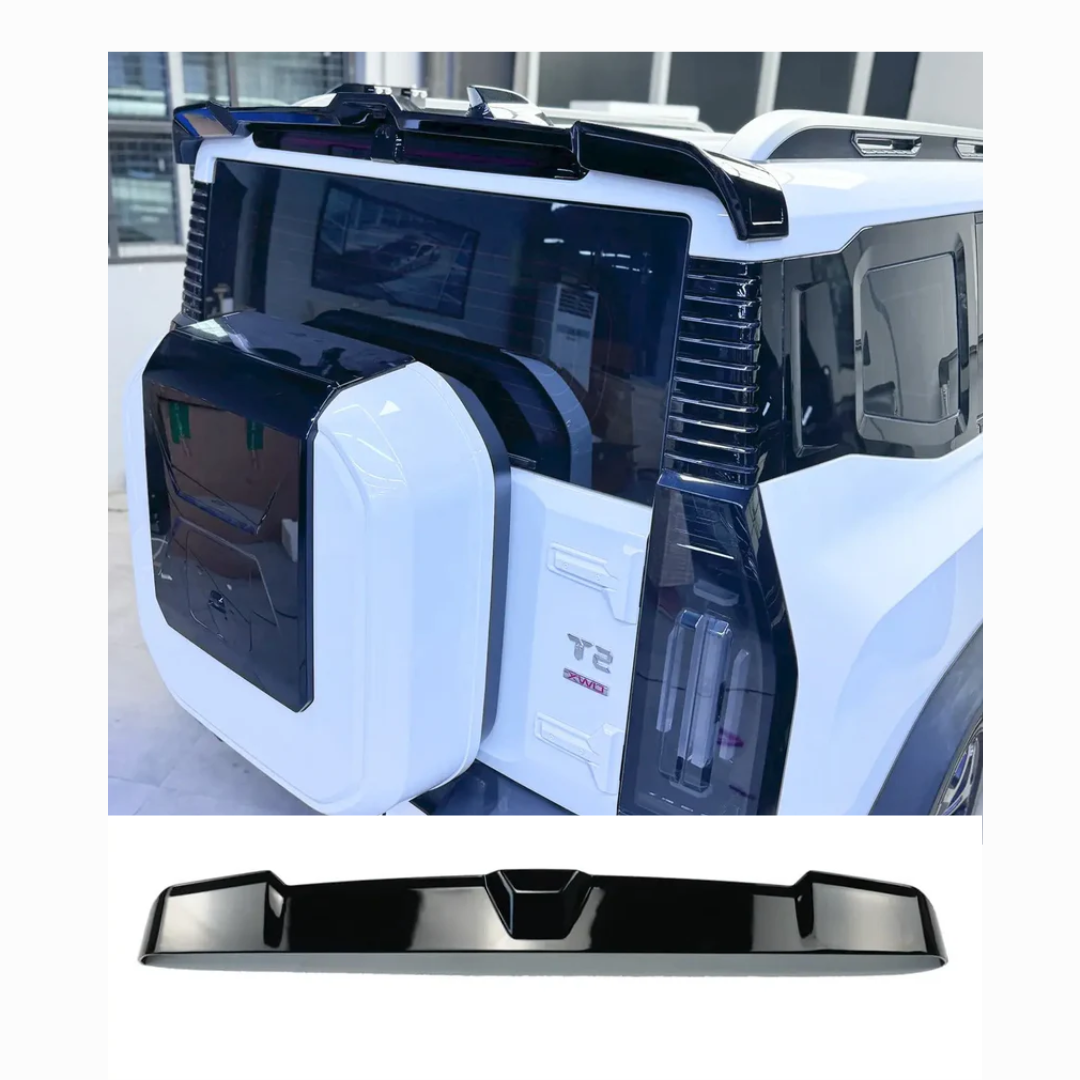 JETOUR T2 ROOF SPOILER - DEFENDER STYLE GLOSS BLACK (non oem)