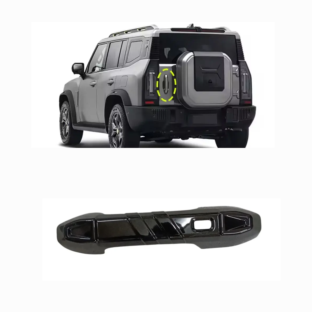 JETOUR T2 TAILGATE DOOR HANDLE COVER - GLOSS BLACK (non oem)