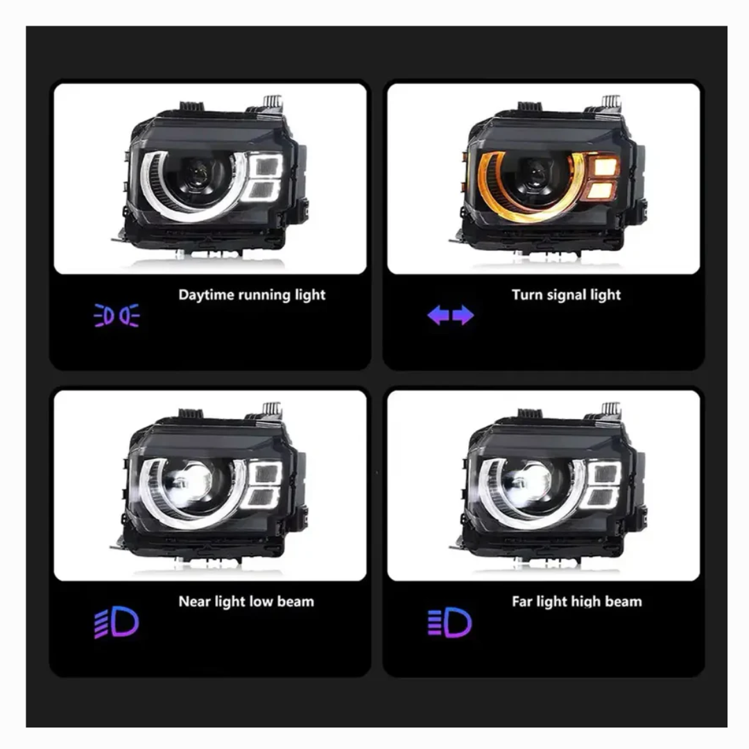 JETOUR T2 LED DEFENDER STYLE HEADLIGHTS (non oem)