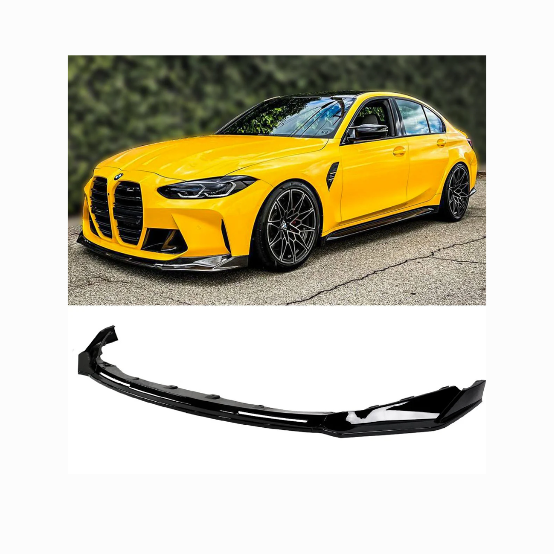 BM G80 M3 VORSTEINER STYLE FRONT LIP SPOILER - GLOSS BLACK (non oem)