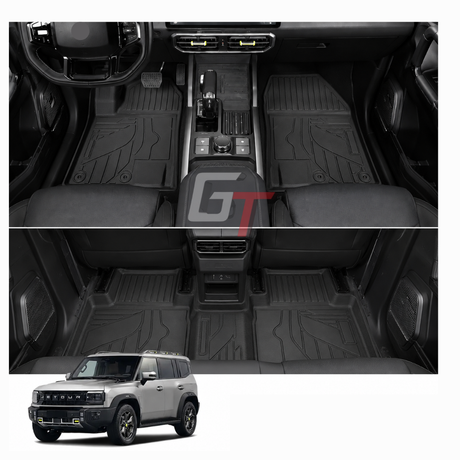 JETOUR T2 MOULDED RUBBER FLOOR MATS 3D - SET OF 3 (non oem)