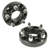 NISSAN NAVARA HUB CENTRIC WHEEL SPACERS PCD 5x114.3 25MM SET OF 4 - BLACK