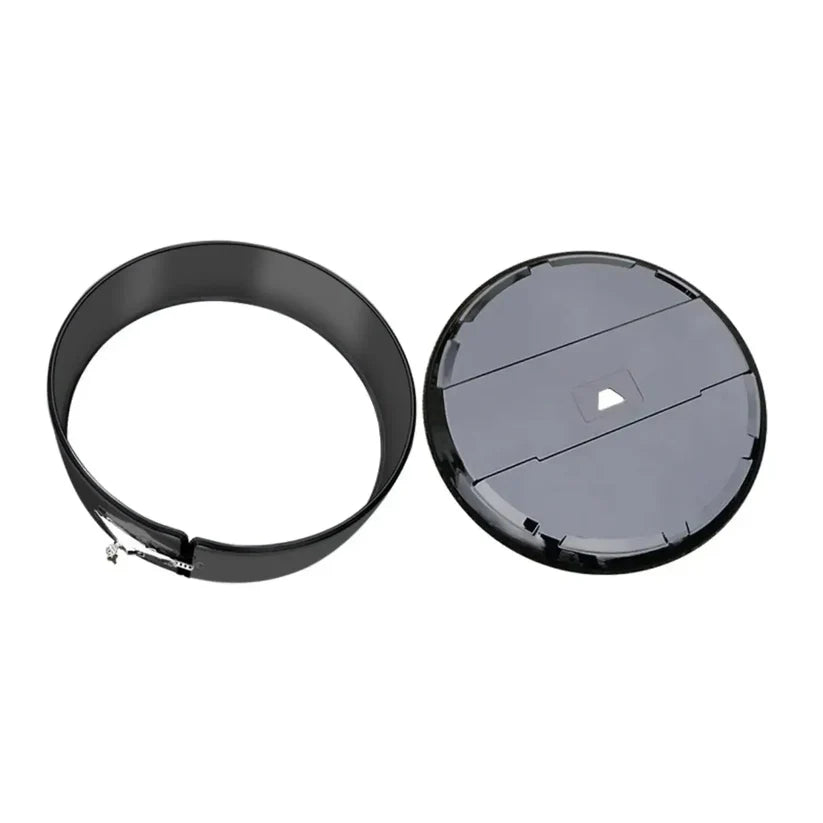 JETOUR T2 SPARE WHEEL COVER -  STAINLESS STEEL - FULL GLOSS BLACK (non oem)