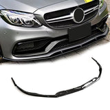 MERC W205 C63 SLIM FRONT LIP SPOILER 5 PIECE - NON OEM