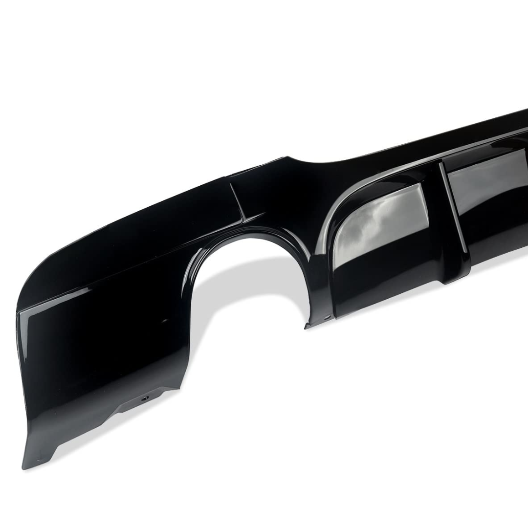 BM E90 335i GLOSS BLACK REAR DIFFUSER (non oem)