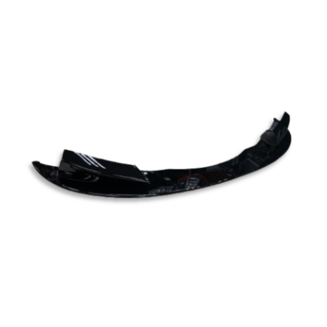 BM E90 P/L NON-MSPORT GLOSS BLACK 4PC FRONT LIP (non oem)