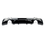 BM E92 335i GLOSS BLACK REAR DIFFUSER (non oem)