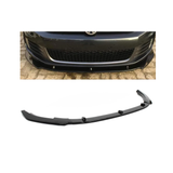 GOLF 6 GTI 3 PIECE GLOSS BLACK FRONT LIP (non oem)