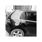 GOLF 6 GLOSS BLACK WINDOW LOUVERS (non oem)